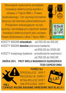 Pomiary Elektryczne okresowe 2026r. Elektryk Wrocław, Elektryk Jelenia Góra